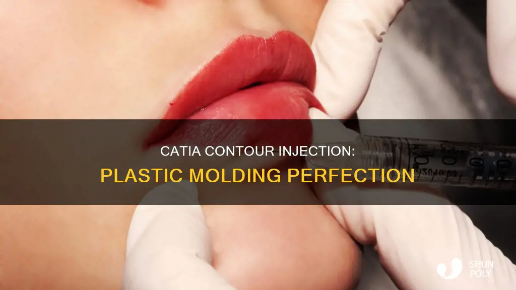 how contour injection plastic with catia