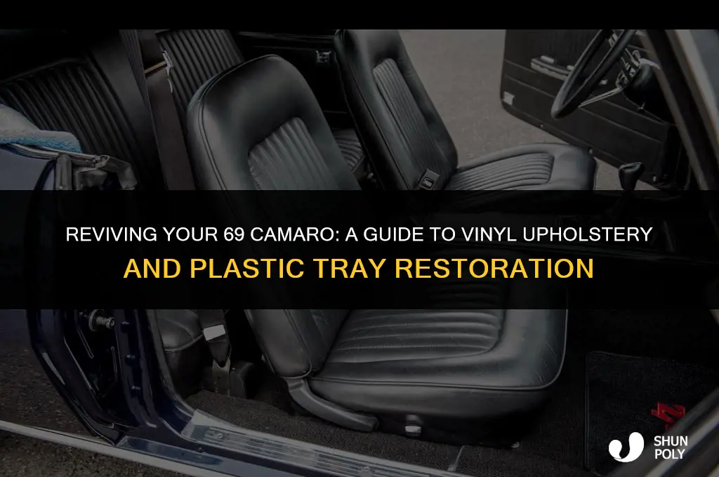 how cover vinyl upholstery 69 camaro tray plastic