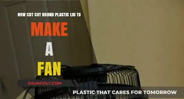 DIY Fan Hack: Cutting Round Plastic Lids for Cool Airflow