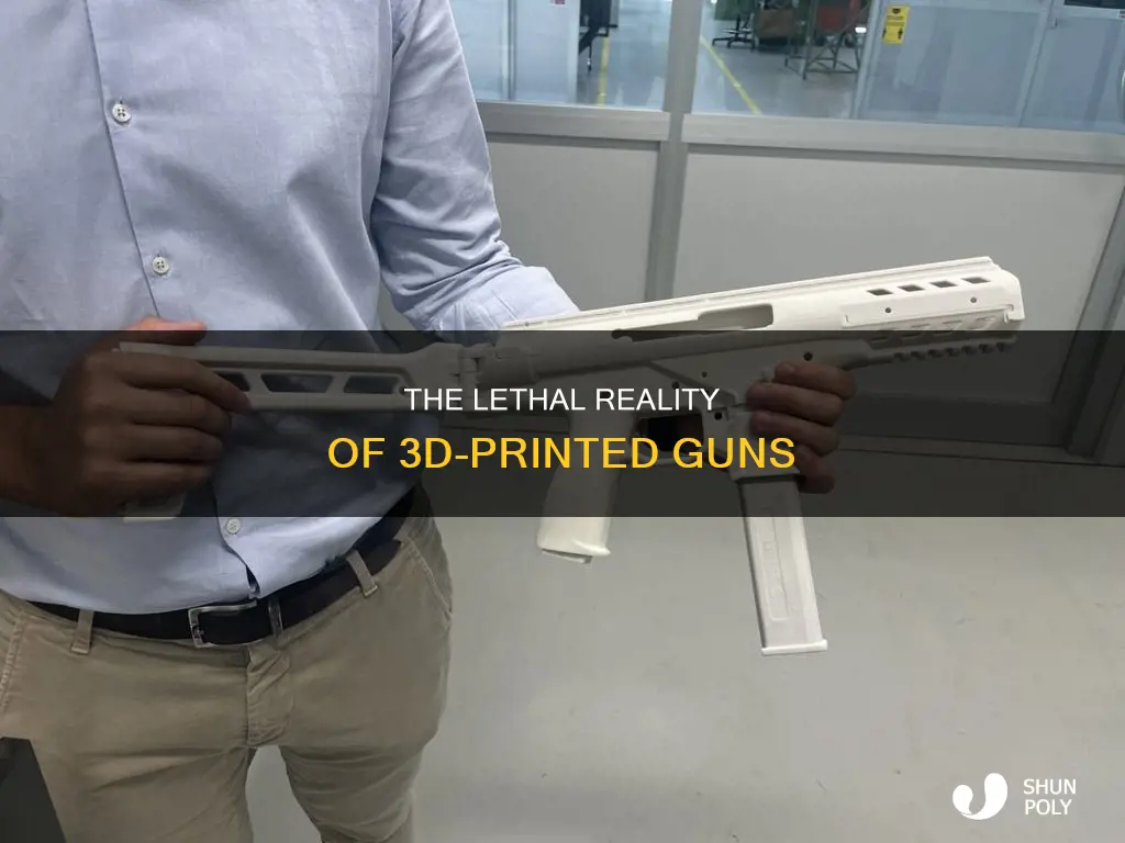how dangerous are 3d printed plastic guns