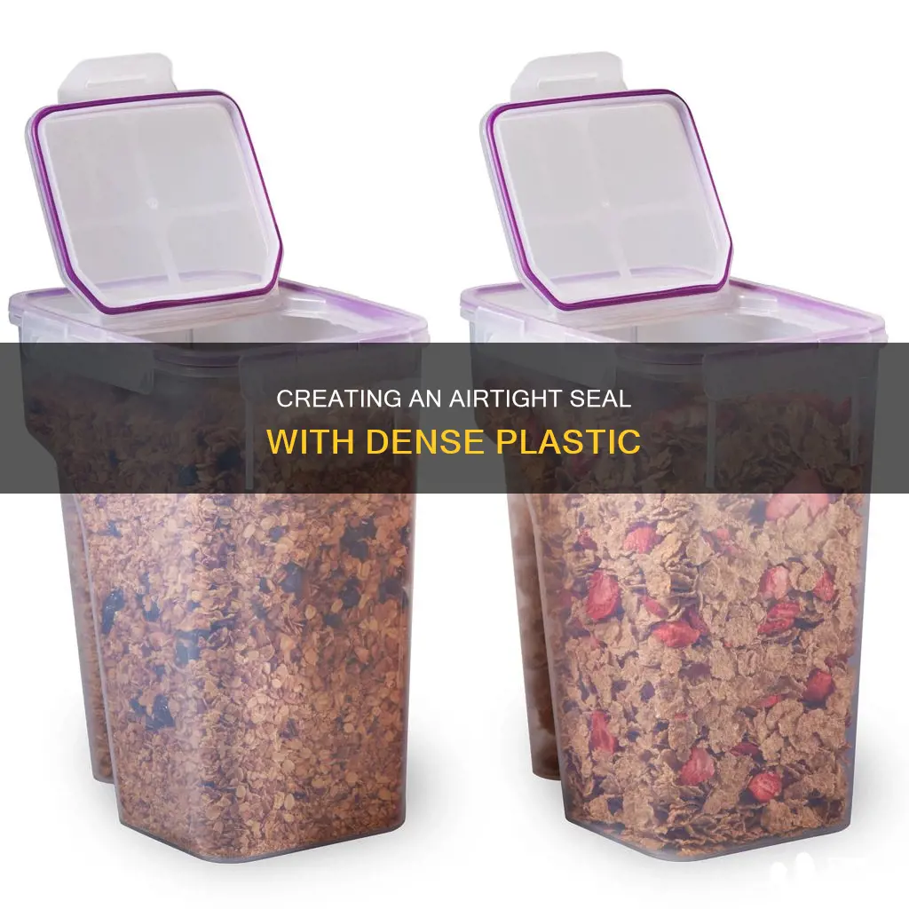how dense plastic to be air tight