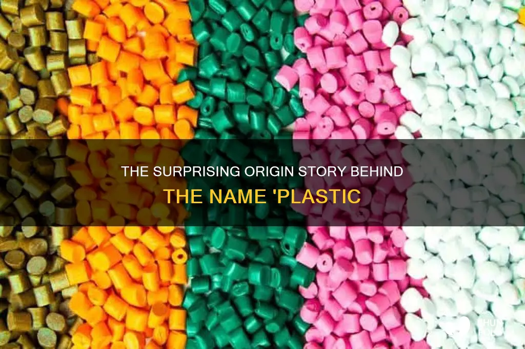 how did plastic get its name