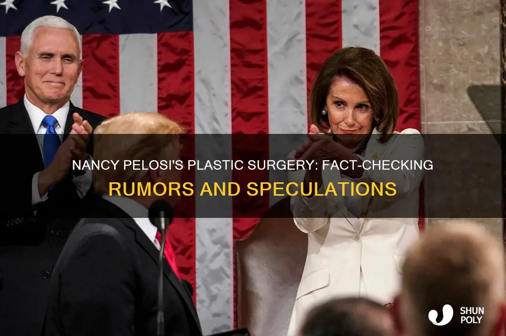 how did plastic surgery on nancy polosi