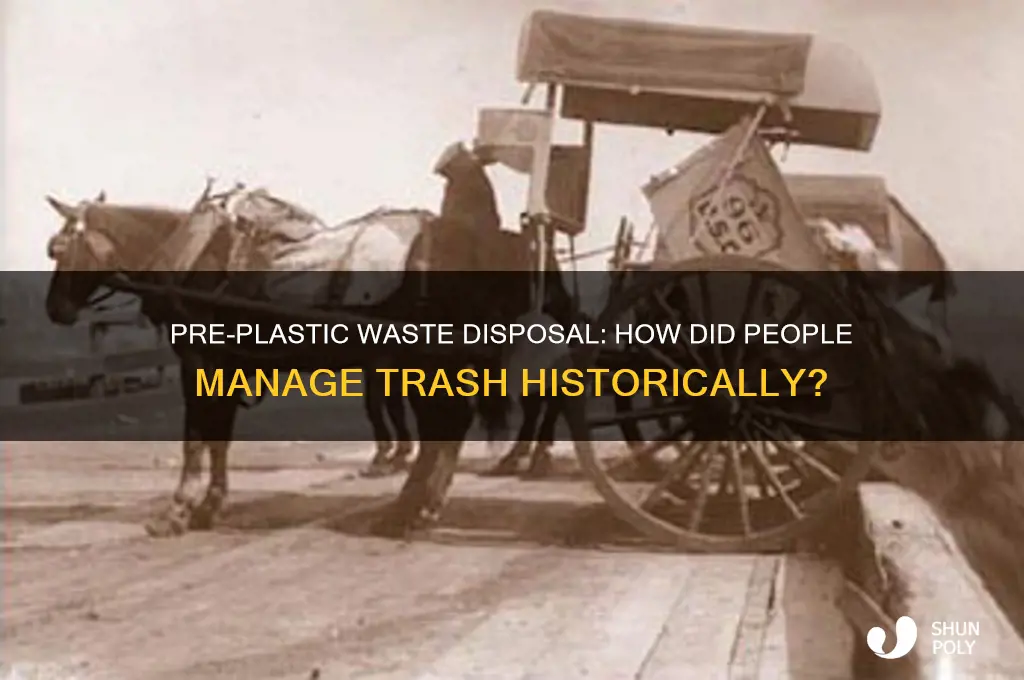 how didi people throw awat trash before plastic bags