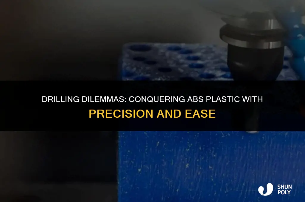 how difficult is it to drill into abs plastic