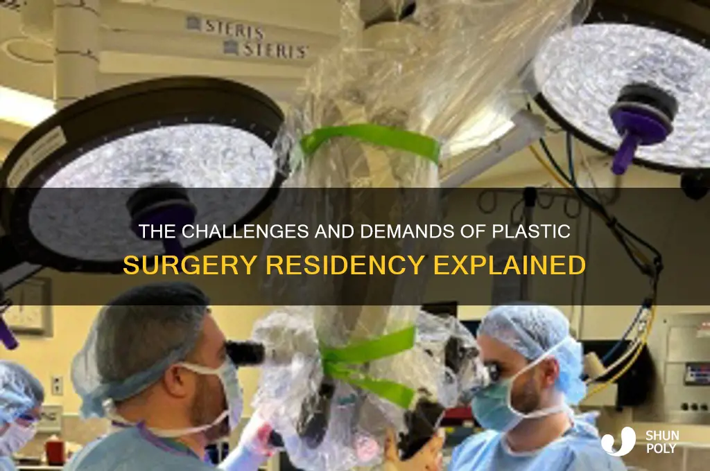 how difficult plastic surgery residency