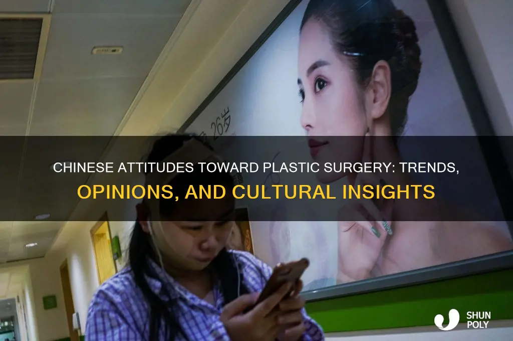 how do chinese people feel about plastic surgery