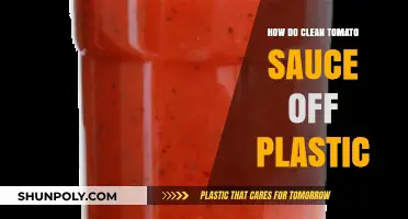 Effective Ways to Remove Tomato Sauce Stains from Plastic Surfaces