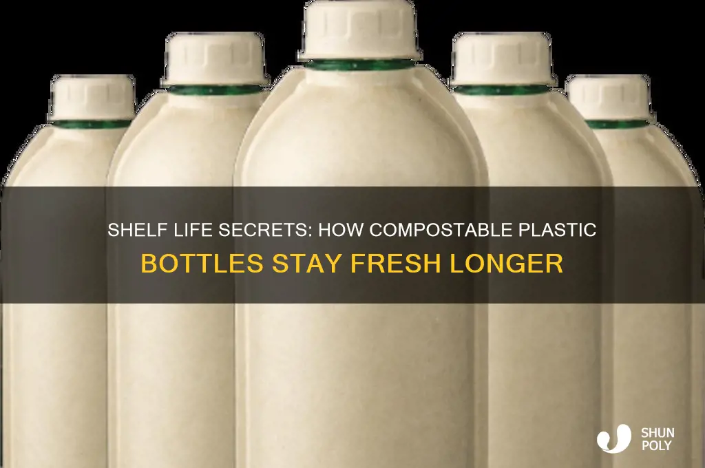 how do compostable plastic bottles last on shelves