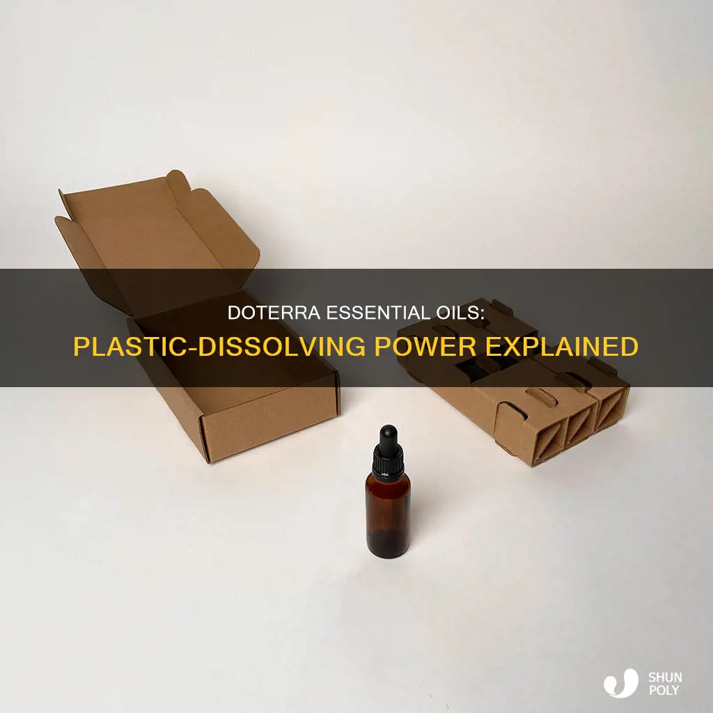how do dotera essential oils dissolve plastic