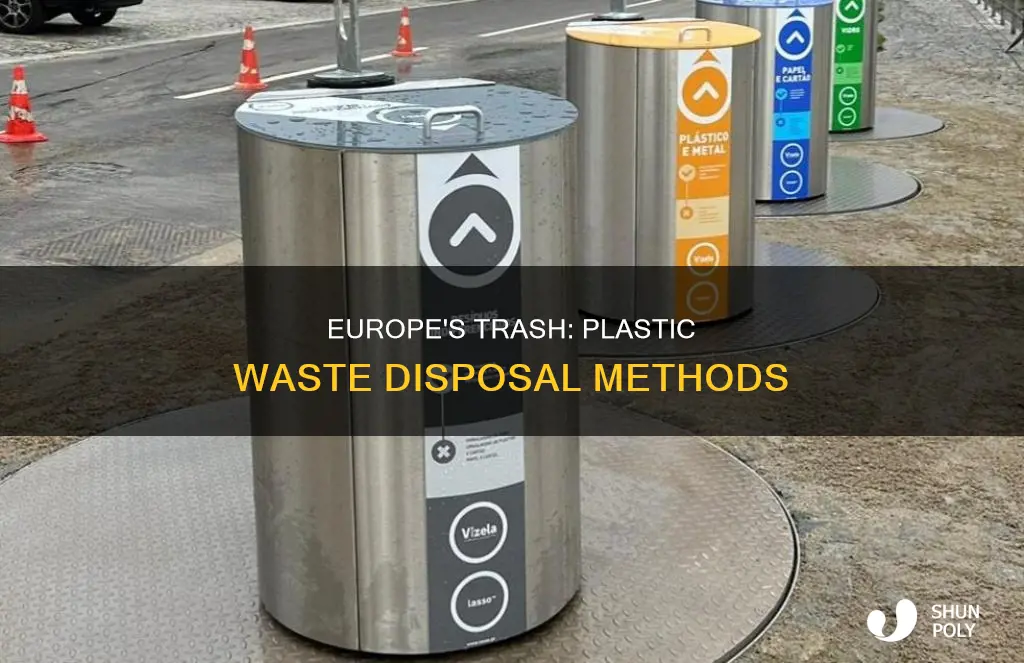 how do europeans throw out trash plastic