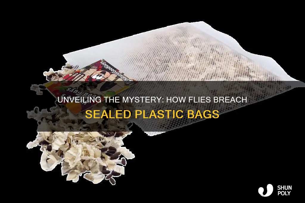 how do flies get into sealed plastic bags