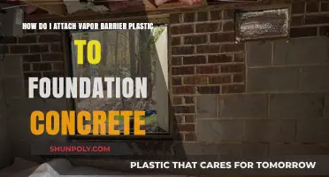 Securing Vapor Barrier Plastic to Foundation Concrete: A Step-by-Step Guide