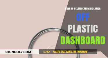 Effective Tips to Remove Calamine Lotion Stains from Plastic Dashboards