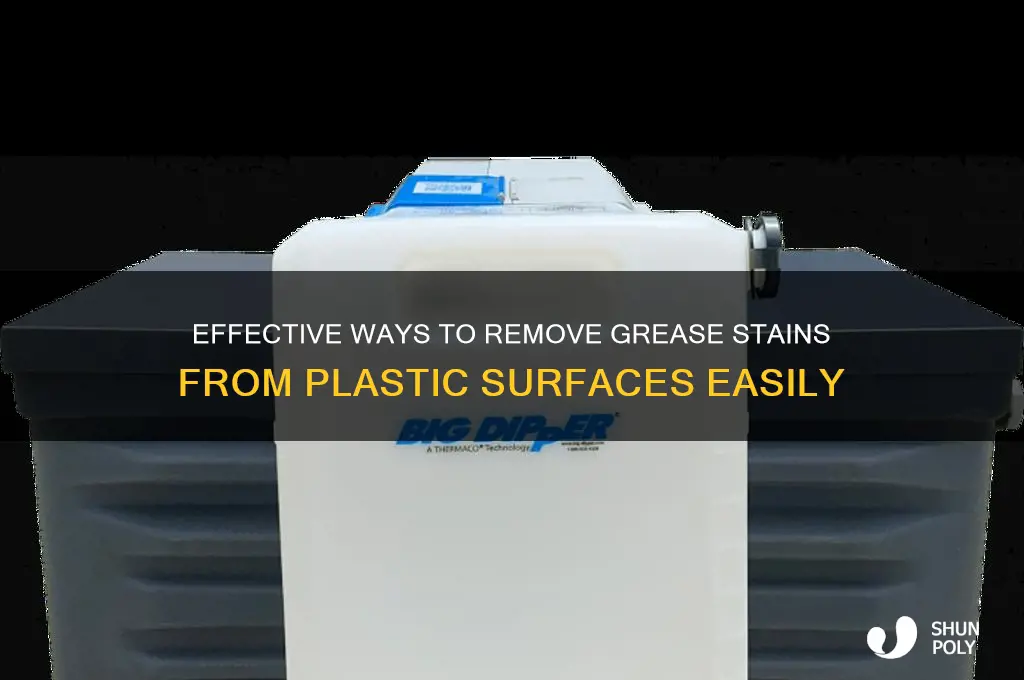 how do i clean grease off plastic