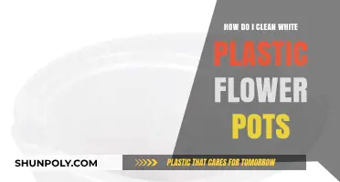 Revive Your White Plastic Flower Pots: Easy Cleaning Tips and Tricks