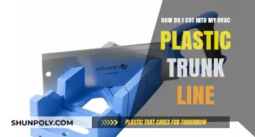 Cutting HVAC Plastic Trunk Lines: A Step-by-Step DIY Guide