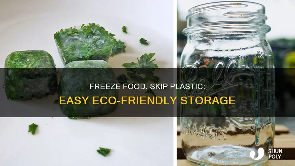 how do i freeze food without plastic