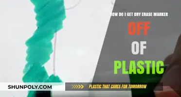 Effective Ways to Remove Dry Erase Marker from Plastic Surfaces