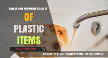 Effective Methods to Remove Manganese Stains from Plastic Items