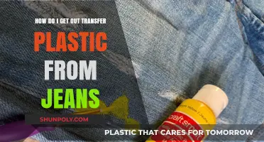 Effective Ways to Remove Transfer Plastic from Your Jeans Easily