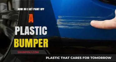 Effective Ways to Remove Paint from a Plastic Bumper Easily