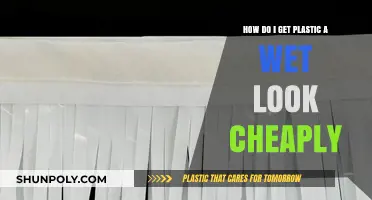 Achieve a Cheap Wet Look on Plastic Surfaces Easily