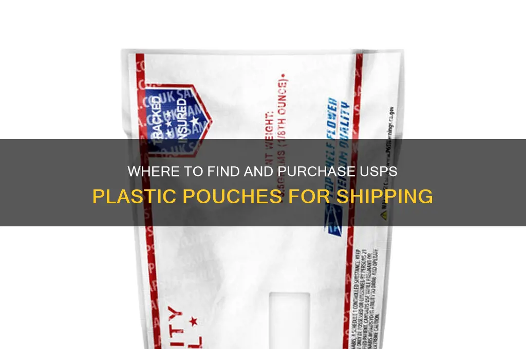 how do i get plastic usps pouches
