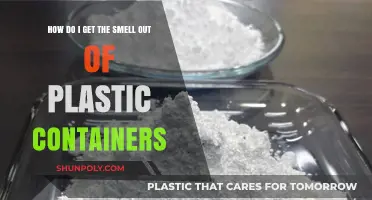 Eradicate Odors: Freshen Plastic Containers