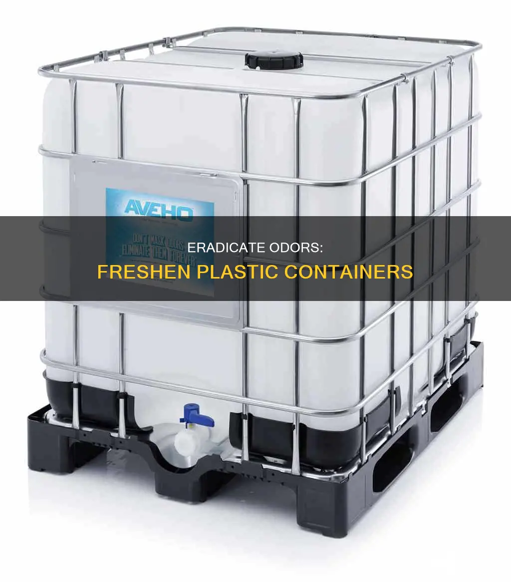 how do i get the smell out of plastic containers