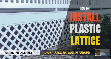 The Easy Guide to Installing Plastic Lattice
