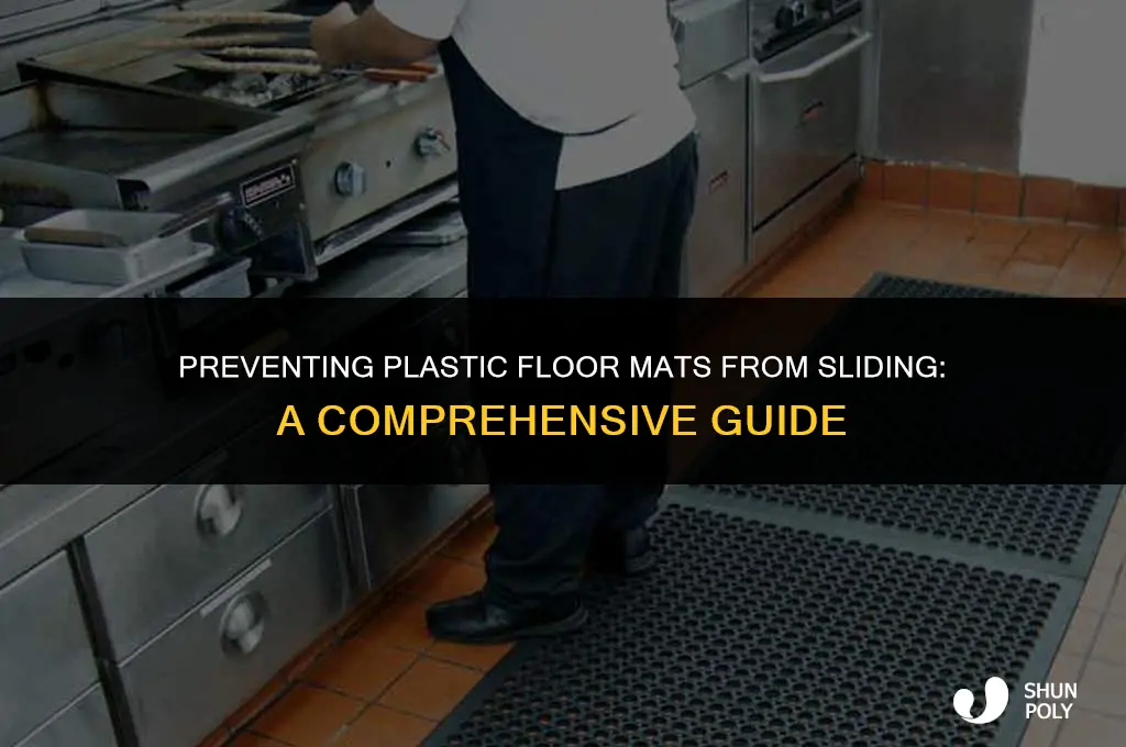 how do i keep my plastic floor mat from sliding