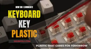 Lubricating Keyboard Keys: Smooth Typing with Simple Tricks