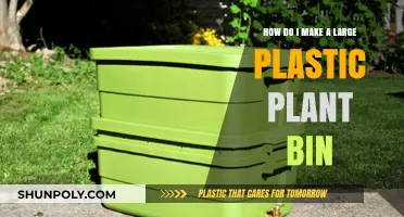 DIY Large Plastic Plant Bin: Easy Step-by-Step Guide