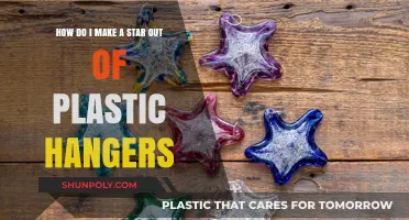 Creative DIY: Crafting a Star from Plastic Hangers Step-by-Step