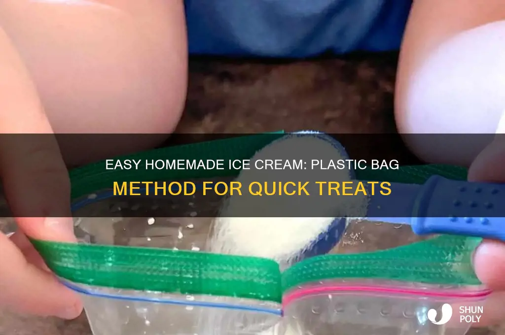 how do i make ice cream in a plastic bag