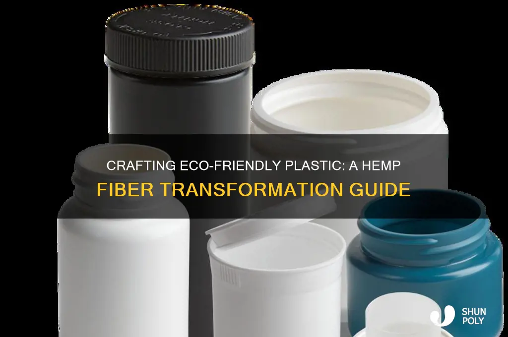how do i make plastic out of hemp fibers