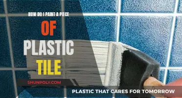 Transforming Plastic Tiles with Paint: A Simple Guide