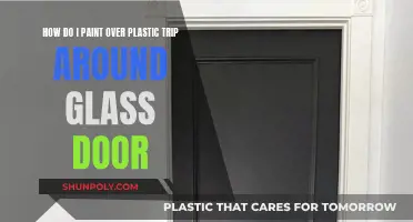 Painting Plastic Trim: Refresh Glass Doors Easily