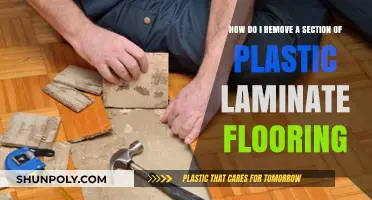 Easy Steps to Remove a Section of Plastic Laminate Flooring