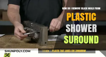 Effective Ways to Remove Black Mold from Plastic Shower Surrounds