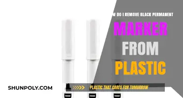 Effective Ways to Remove Black Permanent Marker from Plastic Surfaces