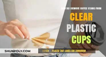 Effective Ways to Remove Coffee Stains from Clear Plastic Cups
