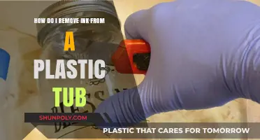 Effective Ways to Remove Ink Stains from Plastic Tubs Easily