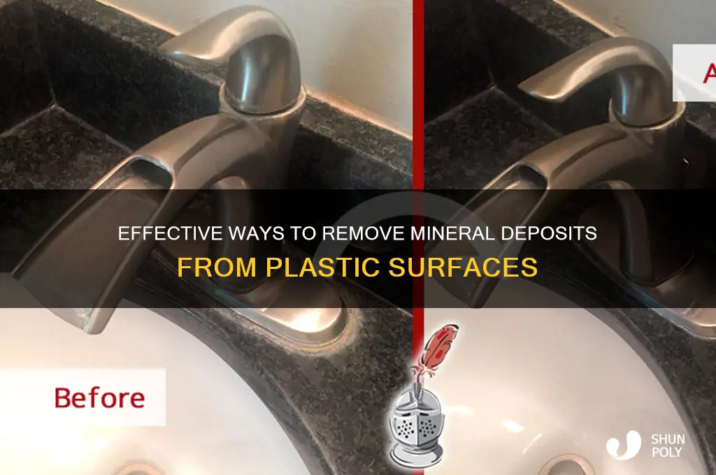 how do i remove mineral deposits from plastic
