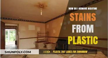 Effective Ways to Remove Nicotine Stains from Plastic Surfaces