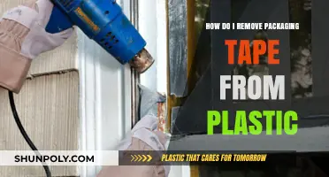 Effective Ways to Remove Packaging Tape from Plastic Surfaces Easily