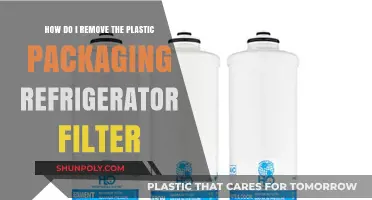 Easy Steps to Remove Plastic Packaging from Your Fridge Filter