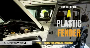 The Perfect Plastic Fender Paint Job