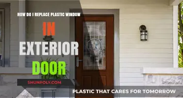Eco-Friendly Upgrade: Replacing Plastic Windows in Exterior Doors
